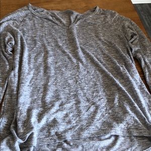 Heather grey sweater